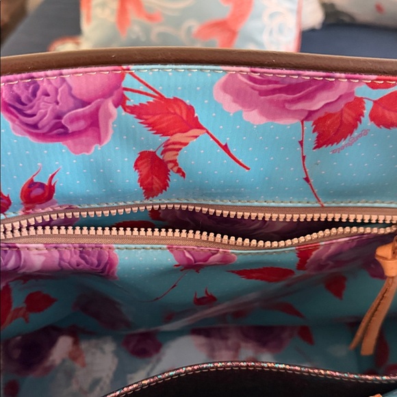 Consuela Black and Leopard Tote with Multicolor Straps - Picture 4 of 5